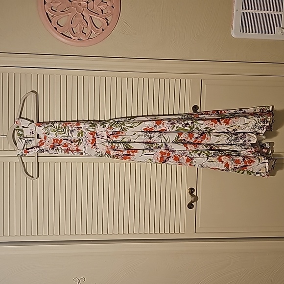 Anthro Abel The Label Vienna Orchid Halter Maxi Dress Size Small - Picture 4 of 11